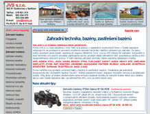 Tablet Screenshot of jvs-zahrada.cz